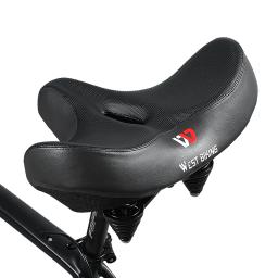 West biking ergonômico macio selim de bicicleta ampliar engrossar almofada mtb estrada sela confortável respirável assento ciclismo - Image 1