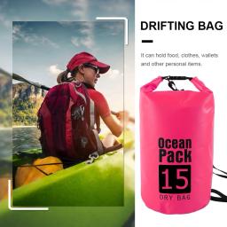 Impermeável seco Bag Pack, PVC Natação, Rafting, Caiaque, Rio Trekking, Flutuante Vela, Canoagem Water Bag, Seco Bag, 2L, 3L, 5L, 10L - Image 2