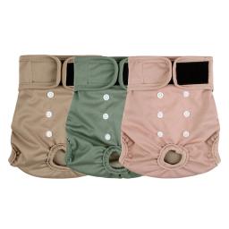 Fraldas laváveis para cães fêmeas, Fraldas reutilizáveis Premium para cachorrinho, altamente absorvente, incontinência animal, calor - Image 1