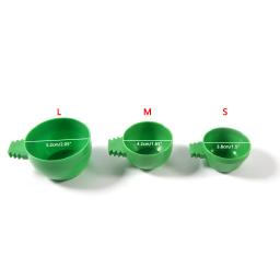 3 pçs/set mini pássaro papagaio comida tigela de água alimentador plástico pombos aves gaiola areia copo alimentador pássaro ao ar livre - Image 5