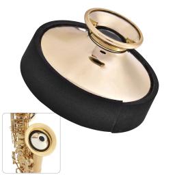 Alta qualidade Alto saxofone silenciador, instrumento musical de vento de madeira, redondo leve ABS silencioso amortecedor para alto saxop - Image 6