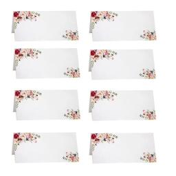 Impressão Rose Table Card para casamento, Decoração de banquete, Dia Comemorativo, Venda, 25 Pcs, 50 Pcs, 100Pcs - Image 5