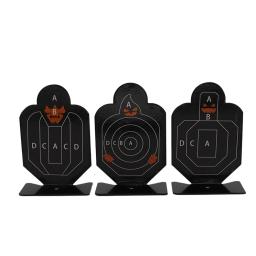 Tiro tático alvo definido, durável metal alvo, Airsoft prática, caça, 3pcs por lote - Image 3
