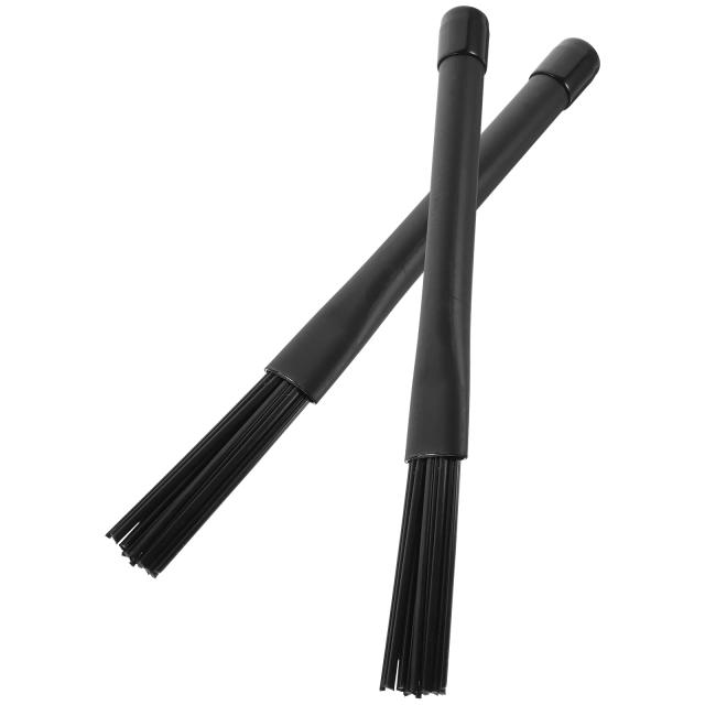 Acessórios de Percussão: Varinha de Vassoura e Escova para Jazz com Nylon em Pacote
