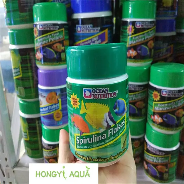 Flocos Marinhos Nutritivos para Peixes Tropicais: Alimentação Ideal para Peixe-Palhaço, Peixe-Anjo e Tang - 71g