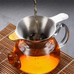 Aço inoxidável malha fina chá infusers bule kungfu chá folha filtro spice difusor acessórios de utensílios de cozinha - Image 2