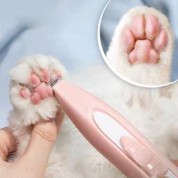 Elétrica Pet Pé aparador de pêlos, cortador do cão, Cat Grooming cabeleireiro tesoura, Butt Ear Pedicator, Mute Cat Garra, Pedicure Artefato - Image 1
