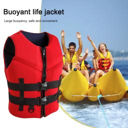 Terno de sobrevivência de flutuabilidade adulto Neoprene ajustável, Casaco salva-vidas para esportes aquáticos, Quente, Resistente ao desgaste, Macio, Seguro para nadar pesca marítima - Image 5