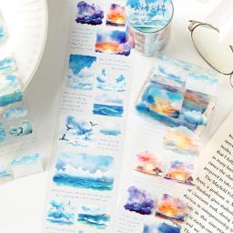 Fitas Washi Floresta Japonesa Pequena, Decoração DIY, Fitas Mascaradoras, Adesivos, Papelaria, 1Pc - Image 3