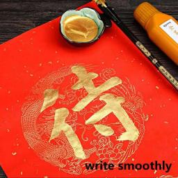 Profissional ouro caligrafia tinta, pigmento metálico, tinta dourada para vidro Dip Pen, escrita artigos de papelaria, material de escritório - Image 2