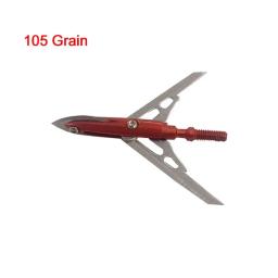 Broadhead Caça Arrowhead, Ponta Ponto para Recurve Bow Arrow, Tiro Alvo, Tiro com Arco Acessórios, 100-150 Grain, 1pc - Image 3