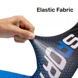 Luvas de braço de gelo esportivo para homens, ciclismo, UV, solar, manguito respirável, proteção solar, impressão da capa do braço, anti-queimaduras solares, manga longa, verão - Image 6
