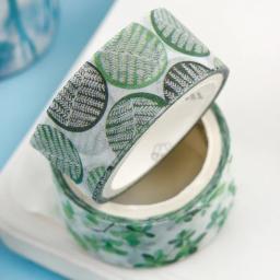 Conjunto De Fita Adesiva Washi, Adesivos De Papel Japoneses, Washitape Flor De Scrapbooking, Famosa Série De Mar E Floresta, Estacionária, 10Pcs - Image 3