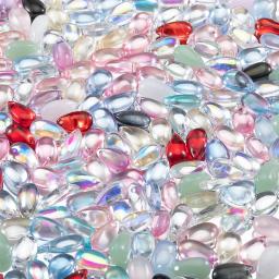 Cristal gota de água grânulos, strass grânulos com buraco, acessórios para o cabelo, decoração para diy, jóias artesanais, 50 pcs/saco - Image 3