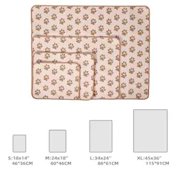 Pet cão 4 camadas tapete de fraldas tapete de urina lavável reutilizável anti-deslizamento absorvem rapidamente treinamento almofada de xixi acessórios para animais de estimação - Image 4