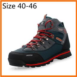 Xiaomi homens caminhadas sapatos à prova dwaterproof água sapatos de escalada sapatos de pesca ao ar livre sapatos de alta superior botas de inverno trekking sneaker - Image 1