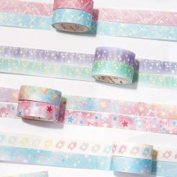 Fitas adesivas decorativas de mascaramento, Junk Journal, Scrapbooking Adesivos, DIY, Variações Estrela, 1pc por lote - Image 1