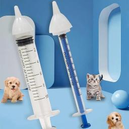 Mini Silicone alimentação chupeta para filhotes recém-nascidos, filhotes, coelhos, pequenos animais, Universal Pet alimentação mamilo, alimentador de gatinho - Image 3