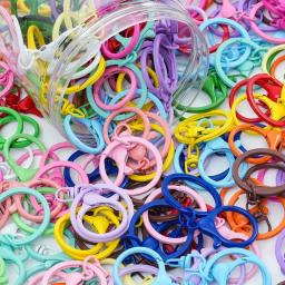 Ganchos de fecho lagosta coloridos, fechos banhados a metal para fazer jóias diy, chaveiro de cachorro, acessórios de pulseira - Image 5