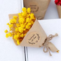 Pequenos buquês de flores perpétuas, céu perpétuo flores conjuntos, DIY decoração de caixa de presente, feriado, 6 pcs, 8pcs - Image 3