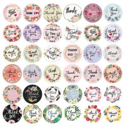 Etiquetas auto-adesivas para jóias, Envoltórios de presente de casamento, Tags Bag, Embalagem para pequenas empresas, Obrigado adesivos, Atacado, 25mm, 500pcs - Image 3