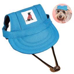 Chapéu De Cão Verão Sunbonnet Cão Chapéu De Lona Chapéu De Beisebol Do Cão Ajustável Cachorro Esportes Protetor Solar Windproof Cap Pet Supplies - Image 1
