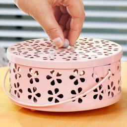 Portable Mosquito Coil Tray Holder, anti-fogo sândalo incenso queimador caixa, repelente de insetos, Home Supplies - Image 3