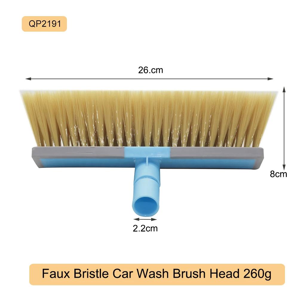 Escova De Lavagem De Carro De Cerdas Macias, cerdas De Imitação, Mountable Plus Handle, cabeça De Escova De Limpeza Do Painel Fotovoltaico - Image 1