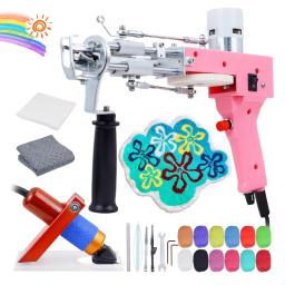 Pistola de tufos 2 em 1, pistola elétrica para tufos de carpetes, pode fazer tanto corte de pilha e pilha de laço, pistola manual, tecelagem de carpetes, ferramentas elétricas de flocagem - Image 2