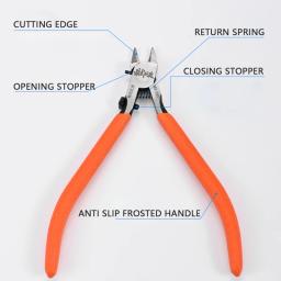 MOSHI-Ultra Thin Single Blade Plastic Nipper, Alicate de corte, Modelo Craft Tool, Alicate diagonal com capa protetora, MS-165 - Image 6