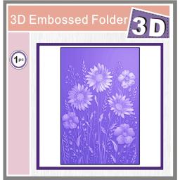 Pasta em relevo para scrapbooking, morre materiais, artesanato DIY suprimentos, álbum de fotos, decoração do cartão, fundo, novo morrer, 3D, 2024 - Image 1