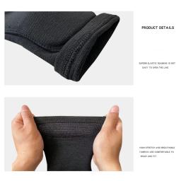 Joelheira Esponja Elástica Engrossar para Hóquei no Gelo, Equipamentos, Protetor Esportivo, Ginásio, Yoga, Treinamento de Joelhos, Suporte Brace, 1 Par - Image 5