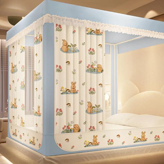 Rede Mosquiteiro YanYangTian Quatro Cantos: Cortina para Cama com Suporte Ideal para Proteção e Conforto