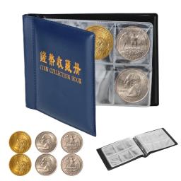 Álbum de Selo Comemorativo, 60 Bolsos, Presentes para Moeda Comemorativa, Emblemas Coleção Livro Titular, Tokens Album, Organizador de Moedas - Image 1
