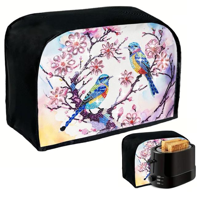Kits de Pintura em Diamante para Adultos: Arte em Tela DIY com Tampa à Prova de Poeira e Toastador com Tamanho Ideal de 33.5x21.6x24cm, Disponíveis em 1 ou 2 Conjuntos