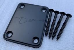 Placa do pescoço se encaixa para d guitarra elétrica material de metal com 4 parafusos acessórios de música em estoque desconto - Image 2
