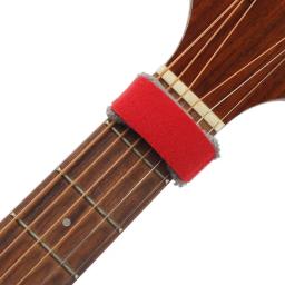 Guitarra Baixo Cordas Noise Reducer, Mudo Amortecedores Strap, Fretboard Muing Wraps, Instrumentos Musicais Acessório - Image 2