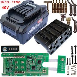 40V 10 CELAS 21700 PARA makita kit de bateria de lítio invólucro 5Ah 4.0Ah - Image 2