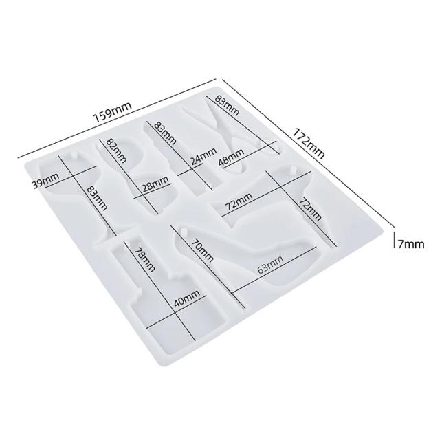 Moldes de Silicone Criativos para Jóias, Batom, Copos de Vinho e Projetos DIY