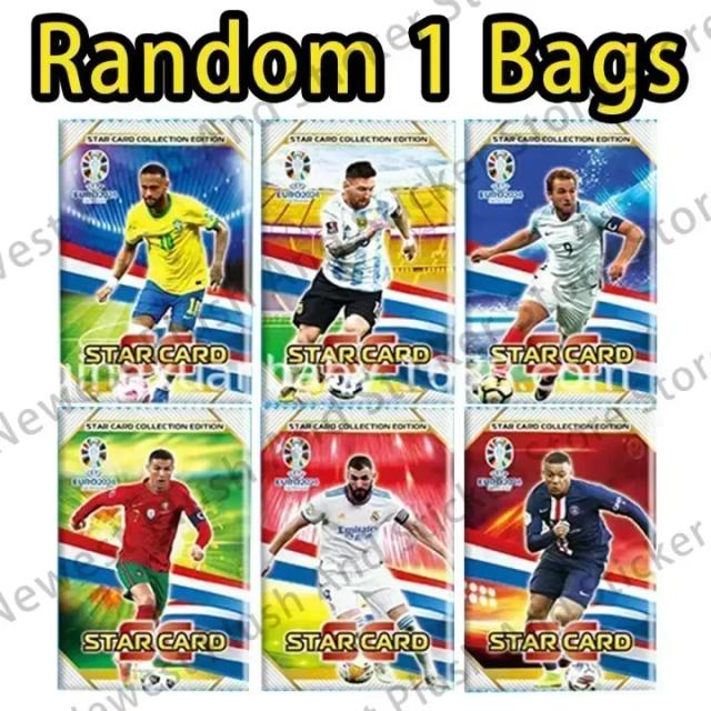Coleção de Flash Cards 3D de Futebol: 55 Estrelas Incluindo Cristiano Ronaldo e Messi - 288 Peças no Total