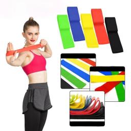 Bandas elásticas de resistência TPE Fitness esporte Loop de borracha Treinamento de força Cinto expansor de treino Yoga casa, equipamento de ginástica - Image 2
