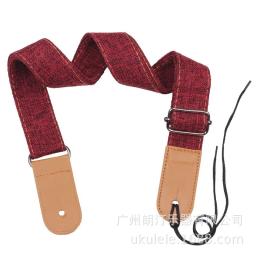 Correias ajustáveis de guitarra de algodão puro, correia de guitarra, cintos multicoloridos para baixo, acessórios para guitarra elétrica acústica - Image 4
