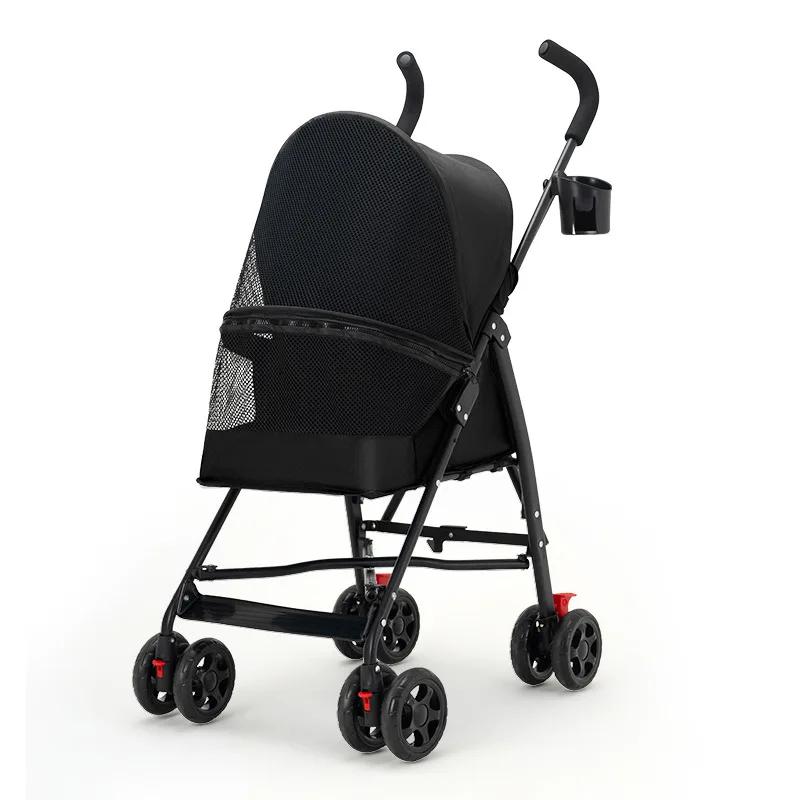 Leve Carrinho De Estimação Dobrável, Carrinho De Bebê Teddy, Cão e Gato Pet Outdoor - Image 1