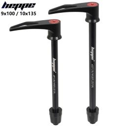 Hippe bicicleta através do eixo 9x100 10x135 mtb bicicleta de estrada cubo da roda traseira dianteira através do eixo do cubo da bicicleta espetos m10 m9 bicicleta liberação rápida - Image 1