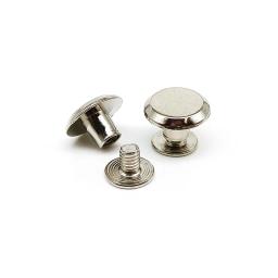 100 jogos/caixa kit de tamanho misto chicago parafuso rebite pós ligação prego para bolsa de couro cinto cinta carteira bagagem web metal 4 cores - Image 3