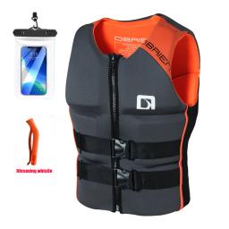 Casaco salva-vidas adulto Neoprene de alta qualidade, Colete flutuante portátil, Esportes aquáticos, Deriva, Natação à vela e Surf - Image 6