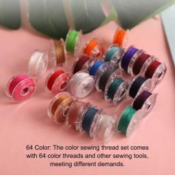 Multi-função Linhas De Costura Kit de Ferramentas, Máquina, Agulha De Mão, Utensílios Domésticos, Quilting, Costura, DIY, Artesanato, 64 - Image 6
