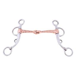 Brida de treinamento de rolo, aço inoxidável, acessórios de equitação, ferrugem - Image 1