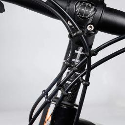 S-Style Buckle Bicicleta Freio Gear Cabo, Guia de Mangueira, Preto Cruz Linha Clipe, Anel Fecho, Acessórios de ciclismo, Road Bike - Image 2