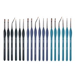 Conjunto pincéis pintura com detalhes profissionais, pincéis artísticos, fornecimento artesanato, 6 peças - Image 1